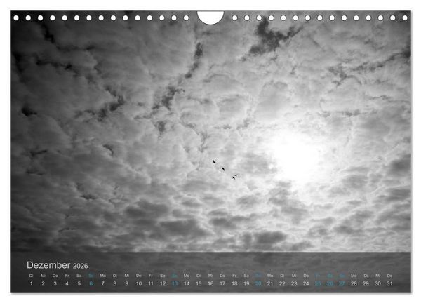 Produktbild: Seest&uuml;cke. Schwarzwei&szlig;e Nordseeimpressionen 2026 (Wandkalender 2026 DIN A4 quer), CALVENDO Monatskalender