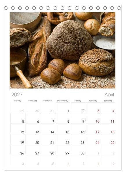 Produktbild: Tischplaner 2027 - Brot & Kaffee Impressionen 2027 (A5 Tischkalender zum Aufstellen) CALVENDO