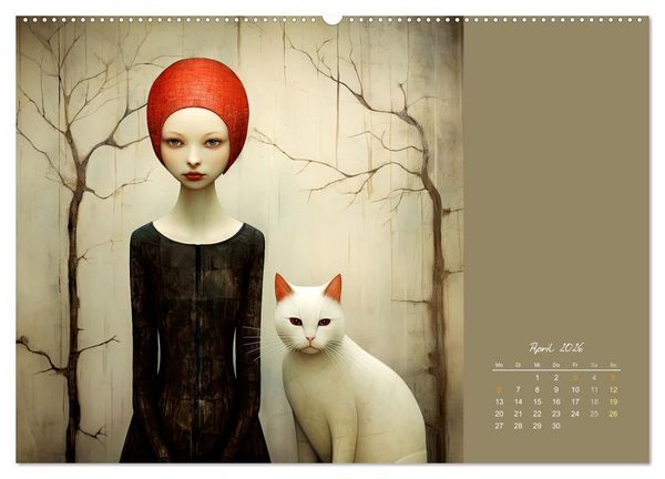 Produktbild: Die Katze - mein Freund (Wandkalender 2026 DIN A2 quer), CALVENDO Monatskalender
