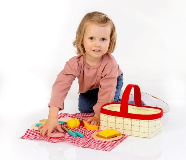 Produktbild: SpielMaus K&uuml;che Picknick Korb, 18 Teile