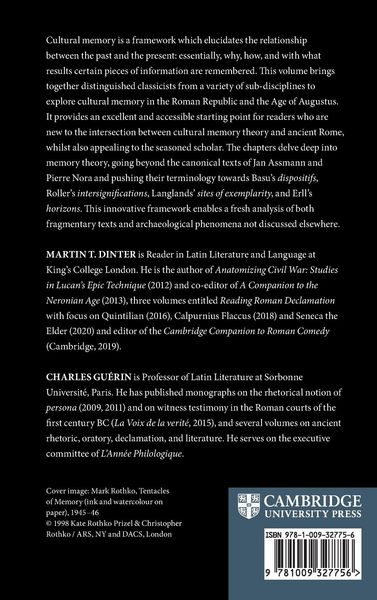 Produktbild: Cultural Memory in Republican and Augustan Rome