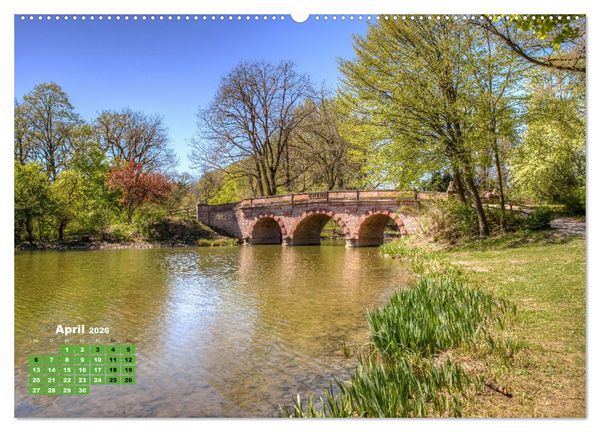 Produktbild: Park Sch&ouml;nbusch Aschaffenburg (Wandkalender 2026 DIN A2 quer), CALVENDO Monatskalender