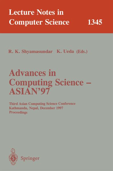 Produktbild: Advances in Computing Science - ASIAN'97