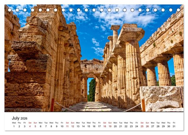Produktbild: Gulf of Naples - Highlights (Desk Calendar 2026 DIN A5 landscape), CALVENDO 12 Month DeskCalendar
