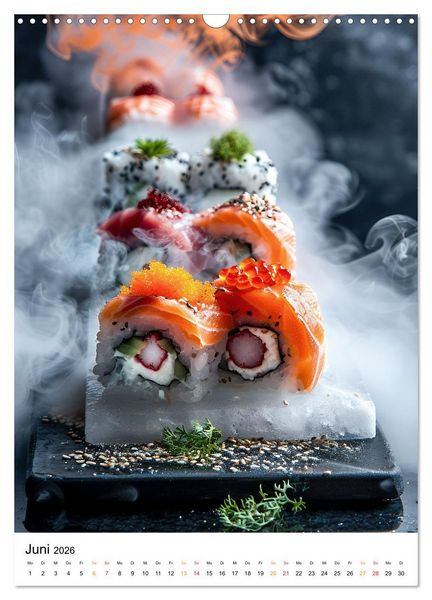 Produktbild: Sushi f&uuml;r Kenner (Wandkalender 2026 DIN A3 hoch), CALVENDO Monatskalender