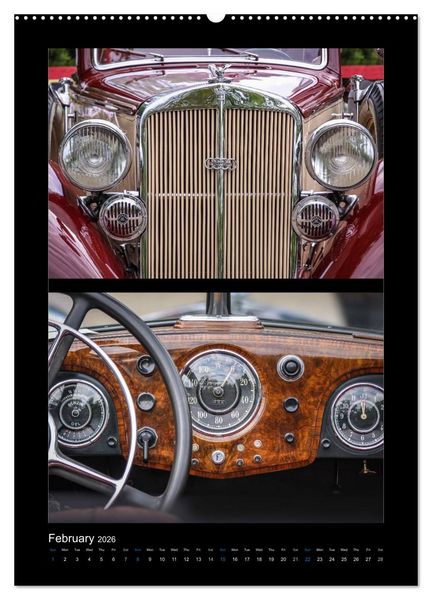 Produktbild: The World of Classic Cars (High Quality Premium Wall Calendar 2026 DIN A2 portrait),CALVENDO 12 Month Wall Calendar