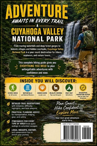 Produktbild: CUYAHOGA VALLEY NATIONAL PARK HIKING GUIDE 2026-2027