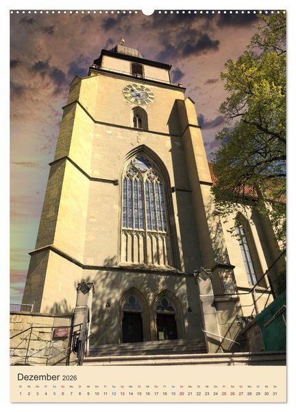 Produktbild: Herrenberg im Fokus (Wandkalender 2026 DIN A2 hoch), CALVENDO Monatskalender