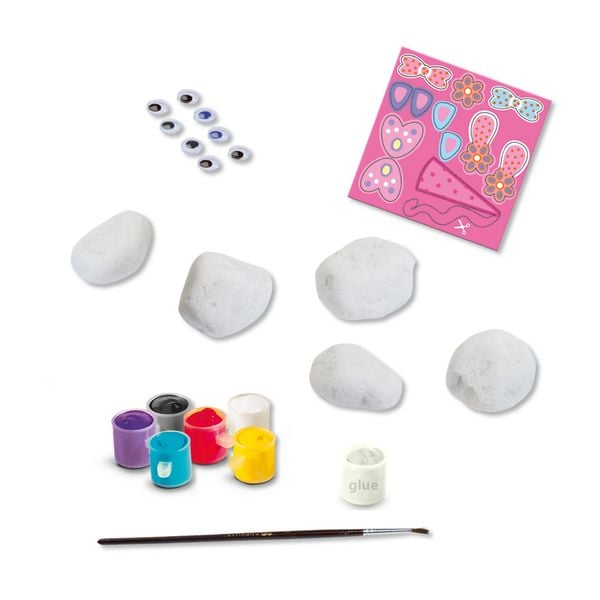 Produktbild: SES CREATIVE Malset Steine bemalen Girly