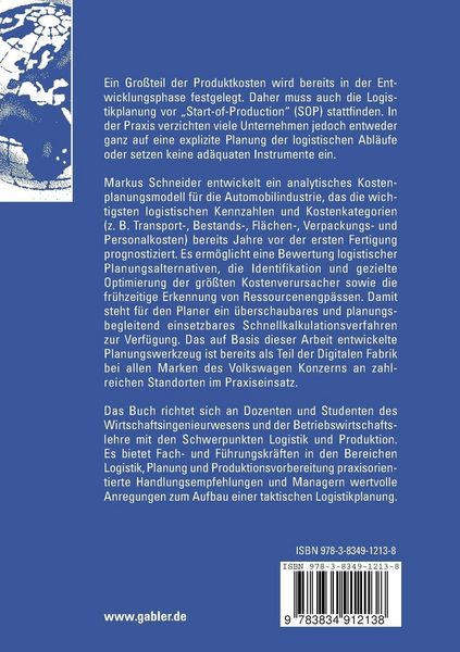 Produktbild: Logistikplanung in der Automobilindustrie