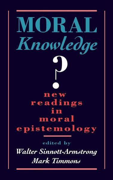 Produktbild: Moral Knowledge?