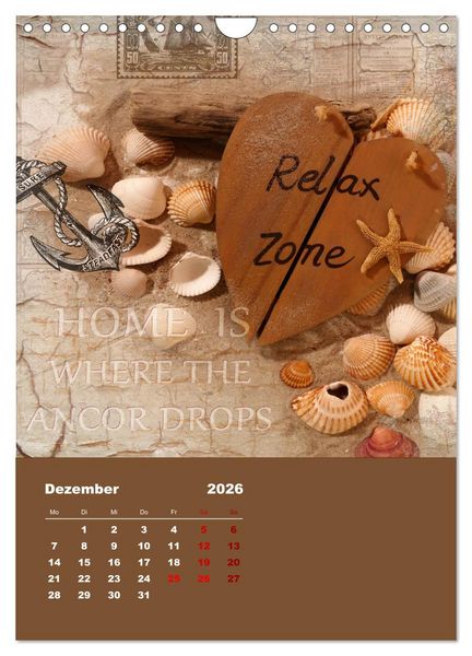 Produktbild: Geschenke vom Meer (Wandkalender 2026 DIN A4 hoch), CALVENDO Monatskalender