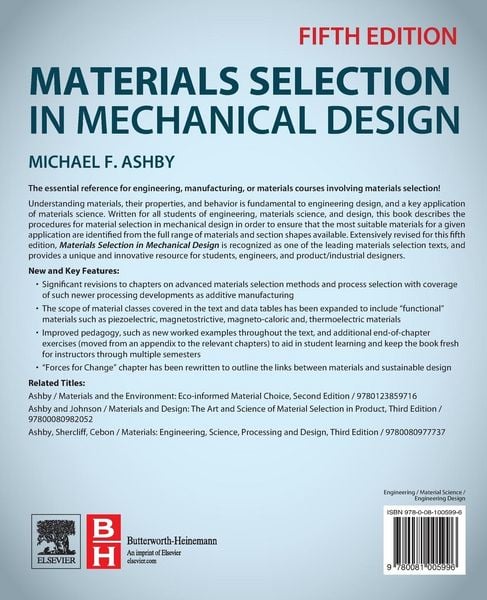 Produktbild: Materials Selection in Mechanical Design