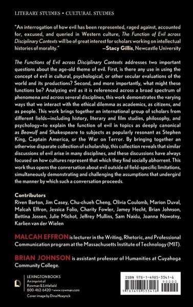 Produktbild: Function of Evil across Disciplinary Contexts