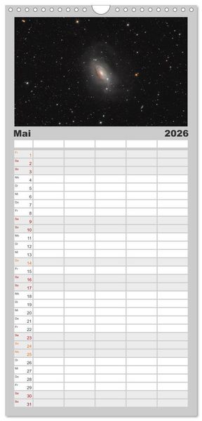 Produktbild: Familienplaner 2026 - Distant Luminosity: Eine fotografische Reise durch das Universum mit 5 Spalten (Wandkalender, 21 x 45 cm) CALVENDO