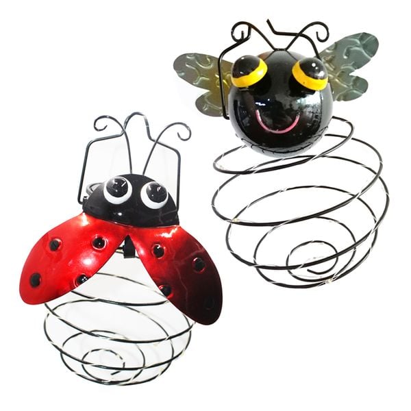 HTI-Living Solarlicht Set Biene / Marienkäfer Soley