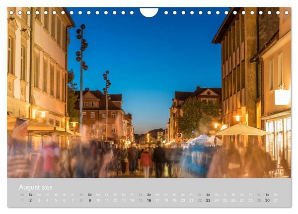 Produktbild: Hugenottenstadt Erlangen 2026 (Wandkalender 2026 DIN A4 quer), CALVENDO Monatskalender
