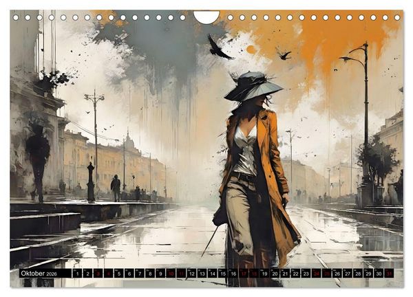 Produktbild: Nostalgische Romanzen - Liebe, Lust und Leidenschaft (Wandkalender 2026 DIN A4 quer), CALVENDO Monatskalender