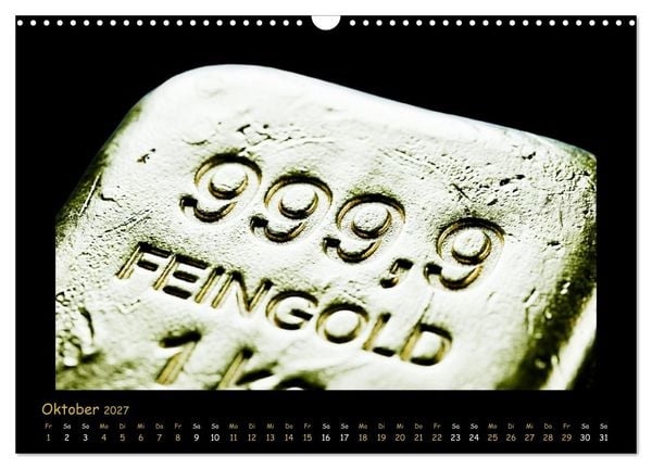 Produktbild: AURUM Das unverg&auml;ngliche Element (Wandkalender 2027 DIN A3 quer), CALVENDO Monatskalender