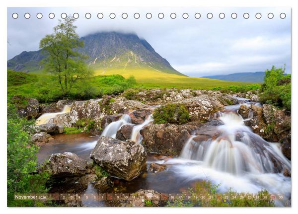 Produktbild: Von den Highlands zu den Hebriden (Tischkalender 2026 DIN A5 quer), CALVENDO Monatskalender