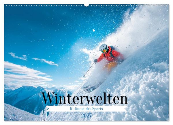 Produktbild: Winterwelten (Wandkalender 2027 DIN A2 quer), CALVENDO Monatskalender