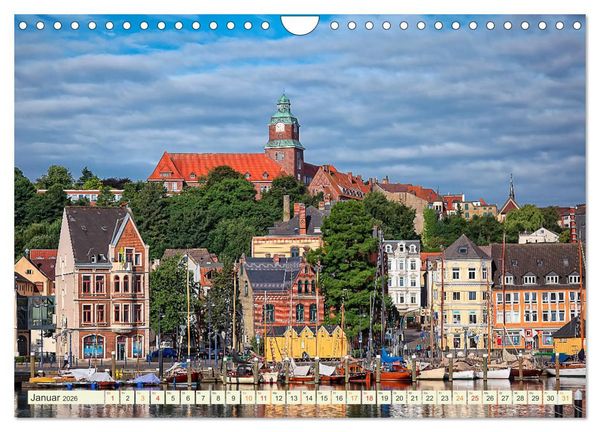 Produktbild: Bezauberndes Flensburg (Wandkalender 2026 DIN A4 quer), CALVENDO Monatskalender