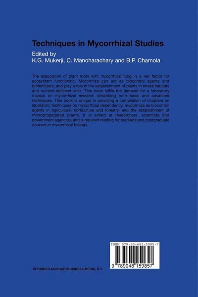 Produktbild: Techniques in Mycorrhizal Studies
