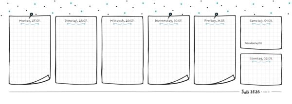 Produktbild: Der Kita-Tischkalender 2026/27
