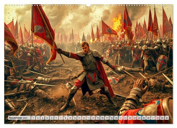 Produktbild: Camelot &ndash; Aufstieg und Fall einer Legende (Wandkalender 2027 DIN A2 quer), CALVENDO Monatskalender
