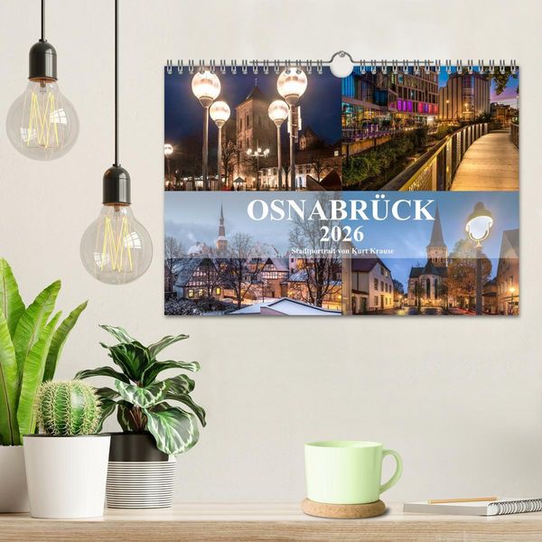 Produktbild: Stadtportrait Osnabr&uuml;ck (Wandkalender 2026 DIN A4 quer), CALVENDO Monatskalender
