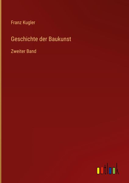 Produktbild: Geschichte der Baukunst