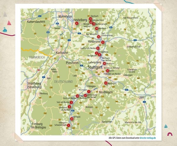 Produktbild: Neckar. Wandern f&uuml;r die Seele