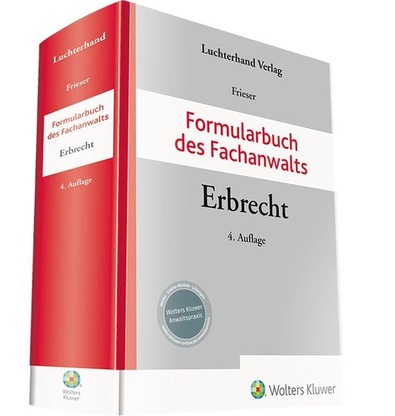 Produktbild: Formularbuch des Fachanwalts Erbrecht