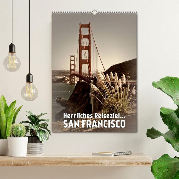 Produktbild: Herrliches Reiseziel... SAN FRANCISCO (Wandkalender 2026 DIN A2 hoch), CALVENDO Monatskalender
