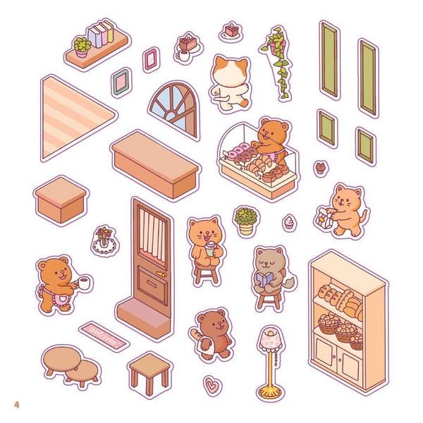 Produktbild: Cozy Sticker Worlds &ndash; Happy Village