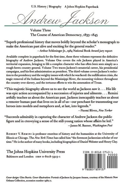 Produktbild: The Course of American Democracy, 1833-1845