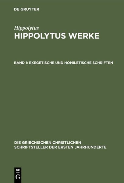 Produktbild: Exegetische und homiletische Schriften
