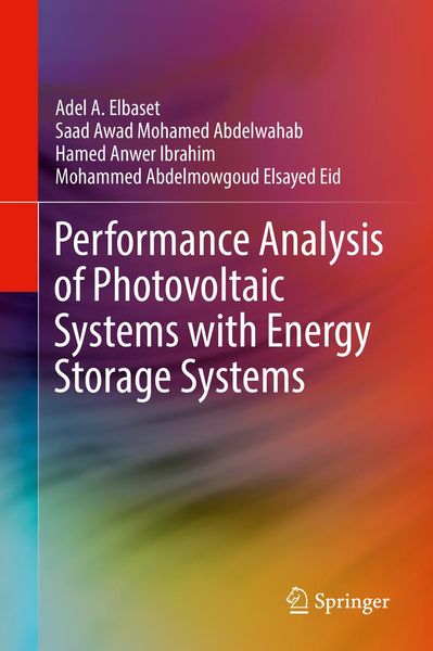 Produktbild: Performance Analysis of Photovoltaic Systems with Energy Storage Systems