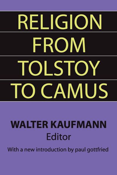 Produktbild: Religion from Tolstoy to Camus