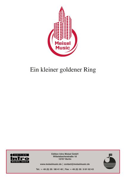 Produktbild: Ein kleiner goldener Ring ist mein Geschenk f&uuml;r dich