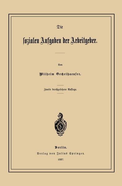 Produktbild: Die Sozialen Aufgaben der Arbeitgeber