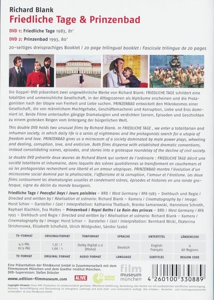 Produktbild: Friedliche Tage & Prinzenbad [2 DVDs]