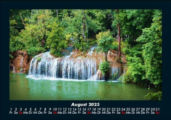 Produktbild: Wasserf&auml;lle 2025 Fotokalender DIN A5