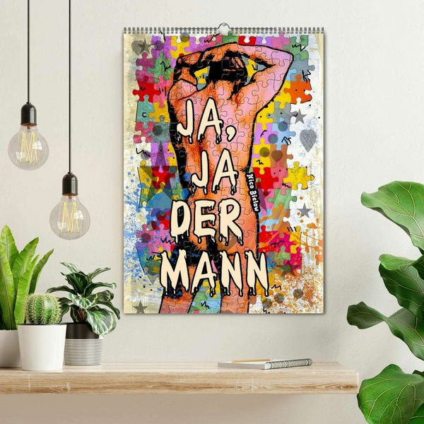 Produktbild: Ja, Ja der Mann (Wandkalender 2026 DIN A2 hoch), CALVENDO Monatskalender