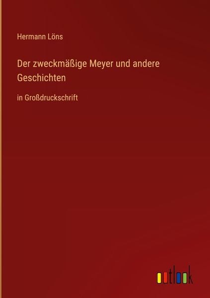 Produktbild: Der zweckm&auml;&szlig;ige Meyer und andere Geschichten