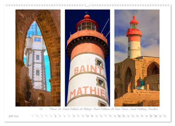 Produktbild: Rêves de Bretagne - Breizh (Calendrier mural 2026 DIN A2 vertical), CALVENDO calendrier mensuel
