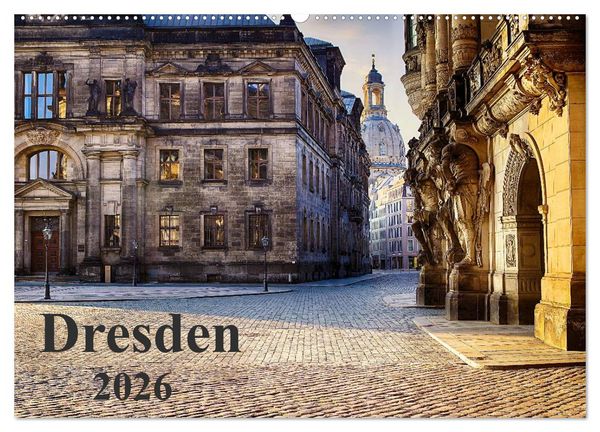 Produktbild: Dresden 2026 (Wandkalender 2026 DIN A2 quer), CALVENDO Monatskalender