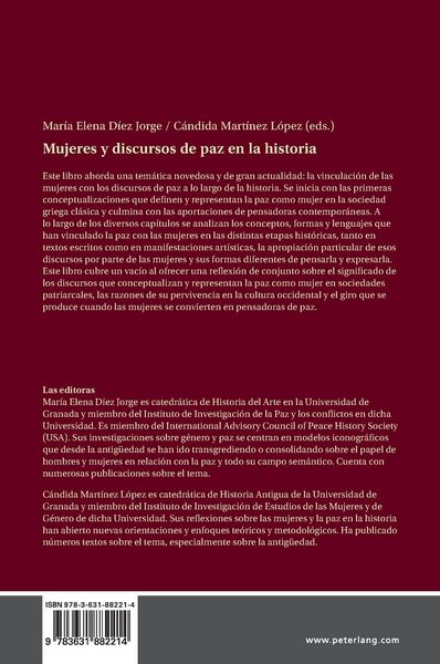 Produktbild: Mujeres y discursos de paz en la historia
