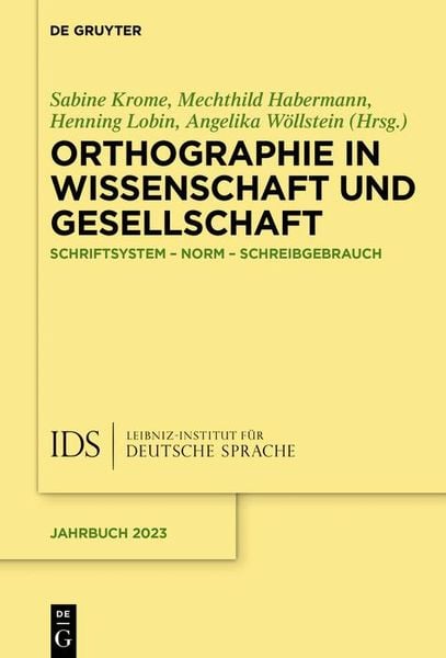 Produktbild: Orthographie in Wissenschaft und Gesellschaft
