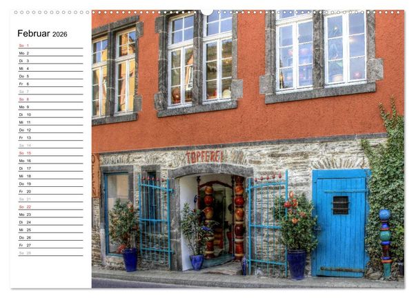 Produktbild: Eine Perle in der Eifel - Monreal (hochwertiger Premium Wandkalender 2026 DIN A2 quer), Kunstdruck in Hochglanz